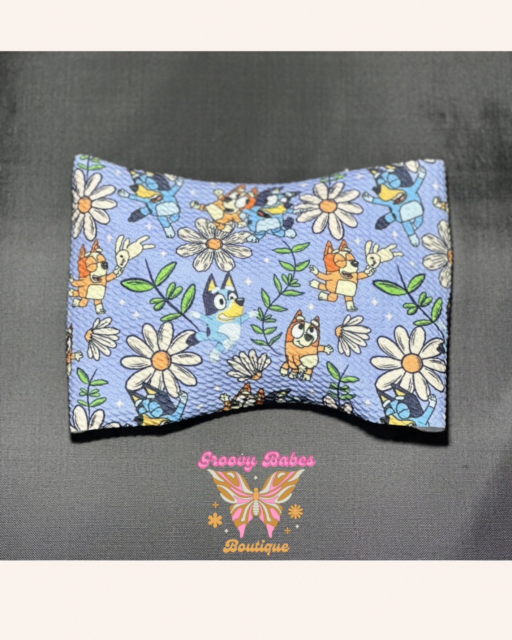 Floral Blue Dog Headwrap
