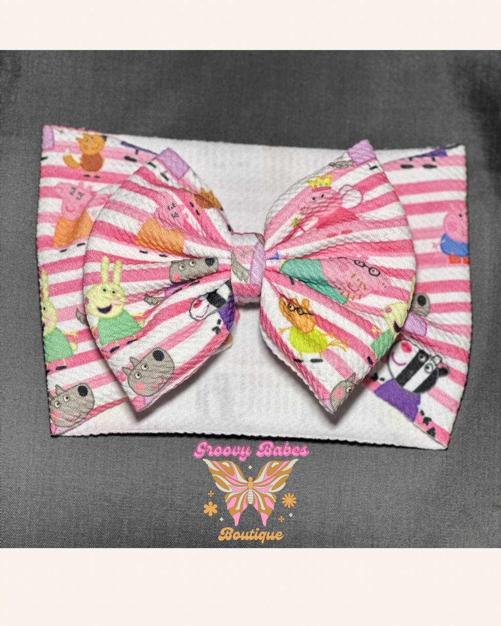 Pink Pig Headwrap