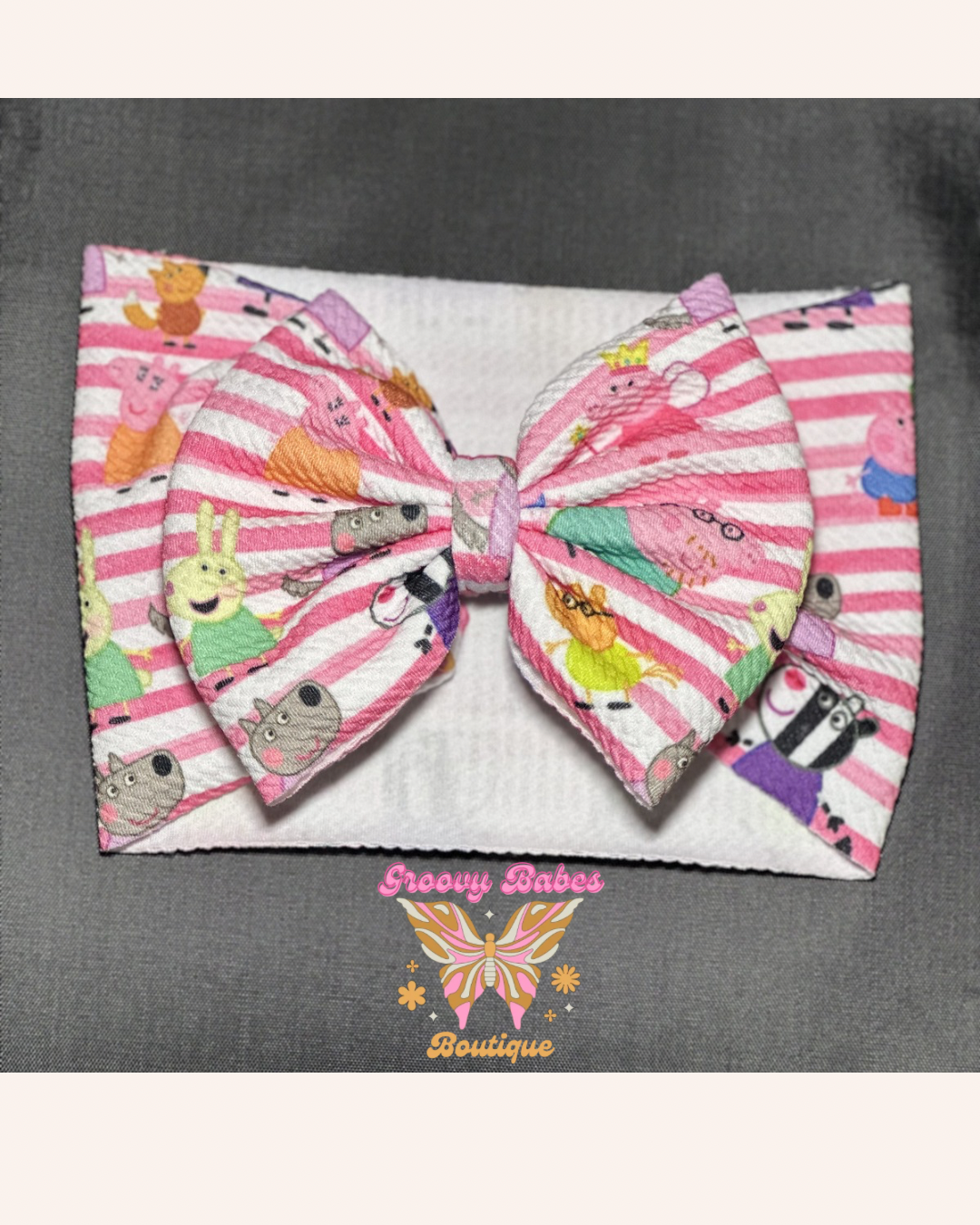 Pink Pig Headwrap