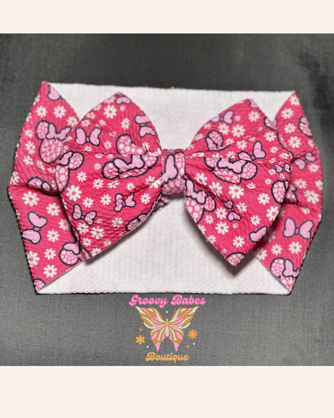 Pink Mouse Headwrap