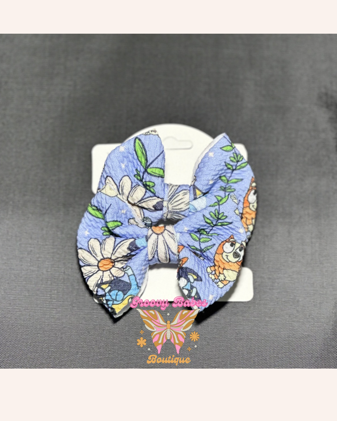 Floral Blue Dog Piggies