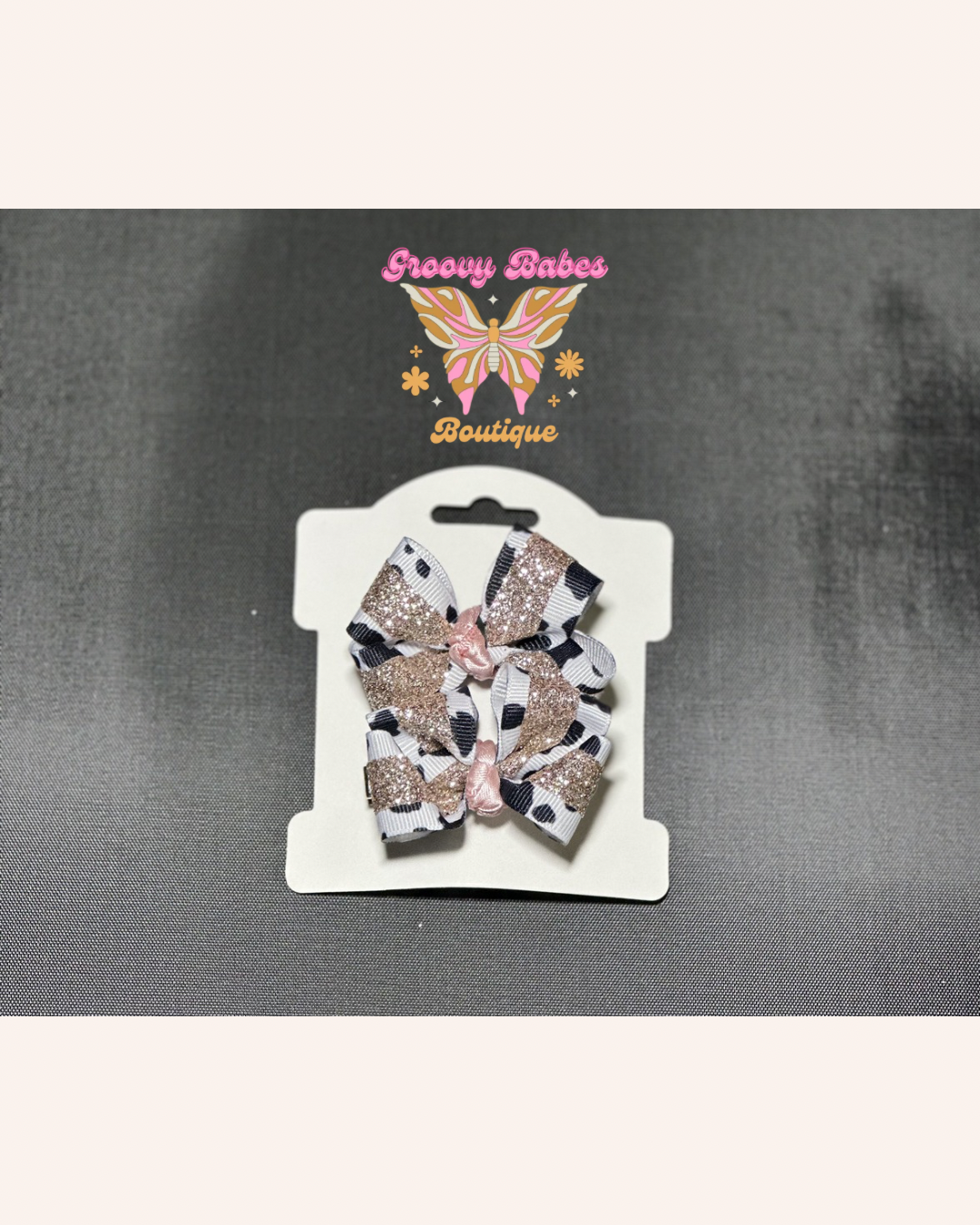 Cow Print Micro Piggies
